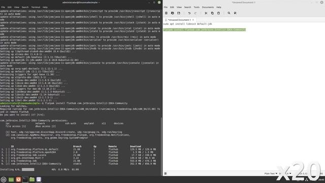 How to install Intellij Idea Community on Linux Mint 21 смотреть онлайн