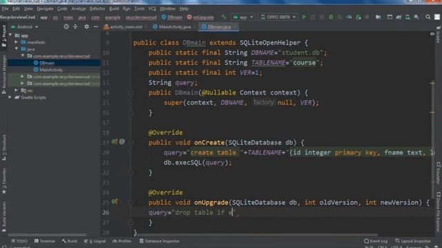 Android Studio CRUD | RecyclerView CRUD operation |#1 | Insert Data into SQLite Database смотреть онлайн