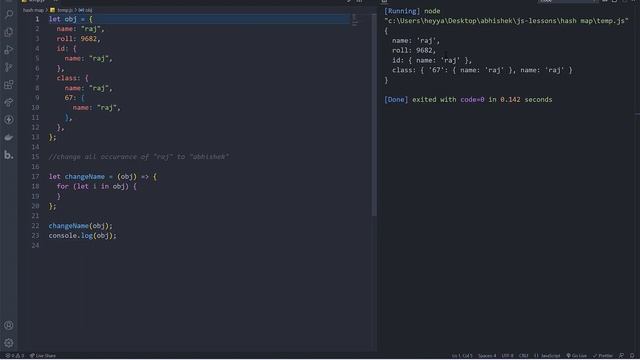 How to Loop through nested JSON object in JavaScript recursively смотреть онлайн