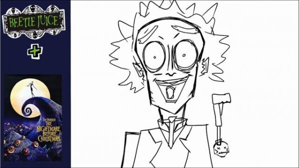 Drawing Beetlejuice in 5 Different Art Styles (Art Style Swap Challenge)