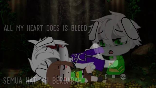 His Theme (chara and asriel) undertale // GCMV // lirik dan terjemahan //Cek desk please смотреть онлайн