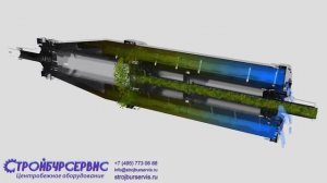 Принцип действия декантерной центрифуги «АНДРИТЦ»