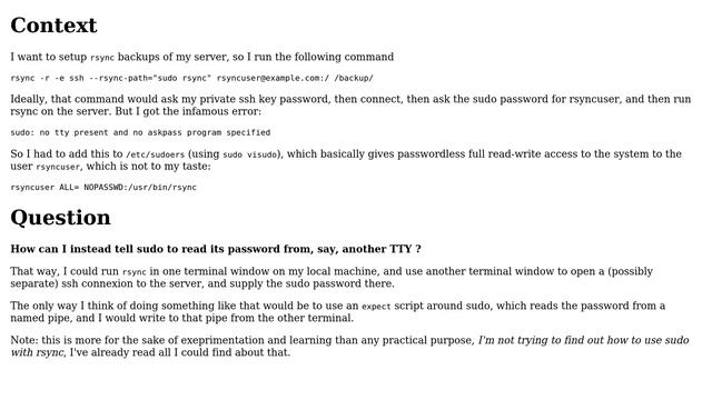 sudo askpass: ask from other tty (2 Solutions!!) смотреть онлайн