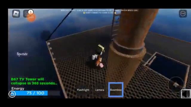 CAN I REACH THE B67 TV TOWER BEFORE IT COLLAPSED?! (Roblox Fall) смотреть онлайн