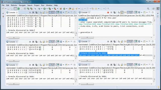 Genetic Algorithm + Data Mining + Peer-to-peer (P2P) + JAVA (public version) смотреть онлайн