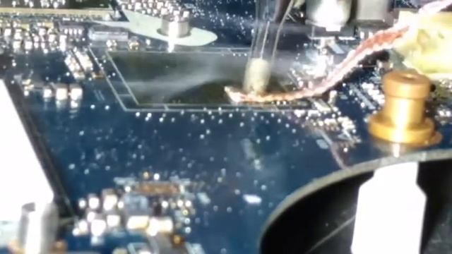 Ремонт ноутбуков - замена чипа/процессора. Инструкция. смотреть онлайн