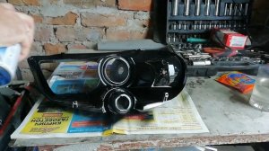 Чёрные фары на Ниву Шевроле своими руками всего за 300 рублей
