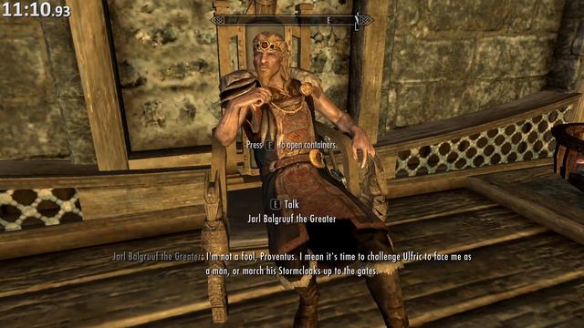 Skyrim Civil War speedrun in 22:46 IGT смотреть онлайн