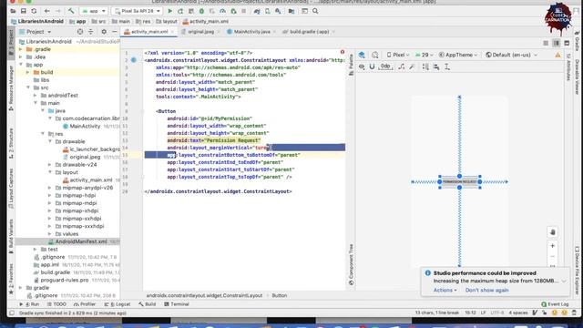 Part 3| Request Permission in Android| Android Studio in Open Library| Github [#03] смотреть онлайн