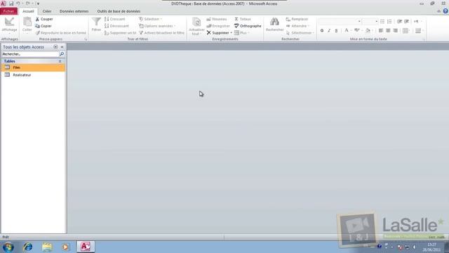 Microsoft Access 2010 - Création de tables #A02 смотреть онлайн