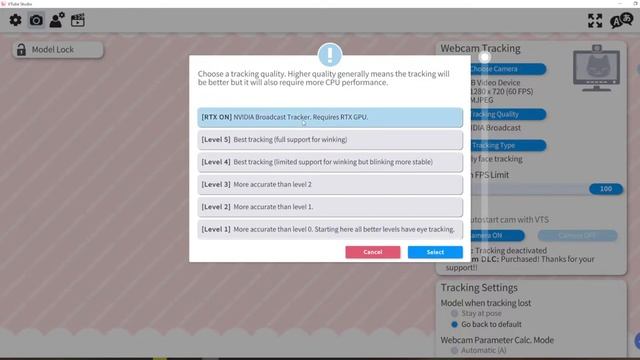 Vtuber Studio Nvidia AI Face Tracking Setup