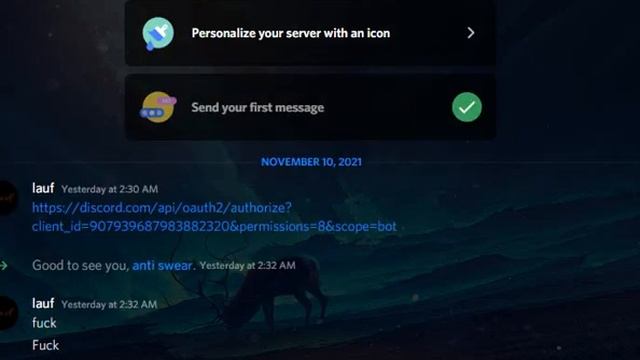 Anti Swear Bot | File/Replit смотреть онлайн