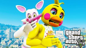 АНИМАТРОНИКИ ОТОМСТИЛИ ЧИКЕ ФНАФ 5 НОЧЕЙ В ГТА 5 МОДЫ! ОБЗОР МОДА В GTA 5! мир видео игры GTA 5 моды