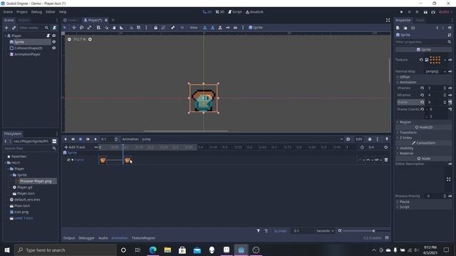 2D Platformer GODOT: AnimationPlayer смотреть онлайн