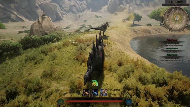 Path Of Titans - Stego Teaching Carnivores How To "Stop Drop and Not Roll" смотреть онлайн