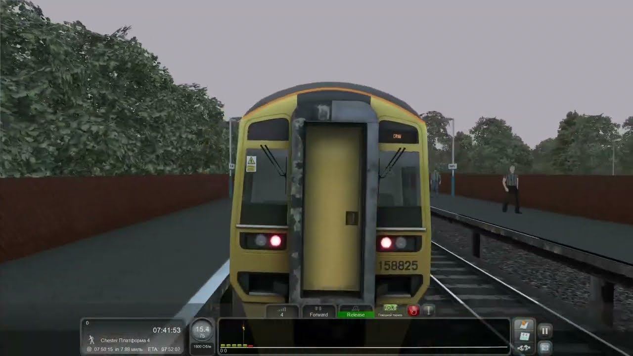 Train simulator 2018 | Лландидно-Кру | Утренняя дизельная электричка (часть 2) смотреть онлайн