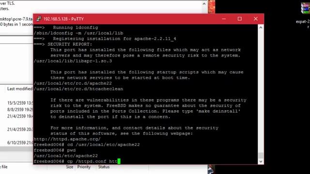 Install Apache22 (FreeBSD 7.2) смотреть онлайн