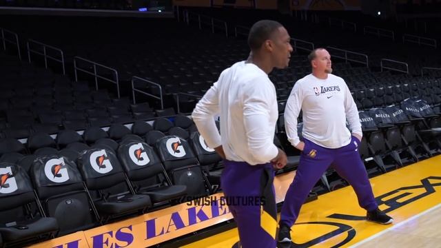 Lakers Rajon Rondo workout and 1 on 1 Scrimmage смотреть онлайн