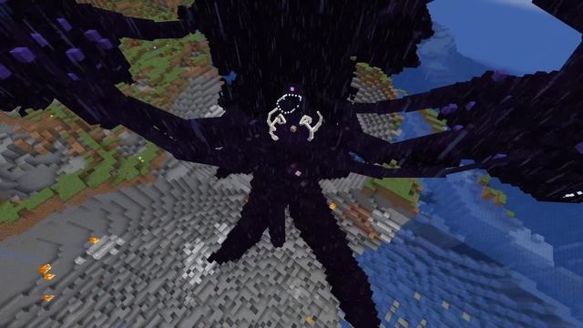 I killed Wither Storm with Mahou Tsukai Magic in manecraft ! смотреть онлайн