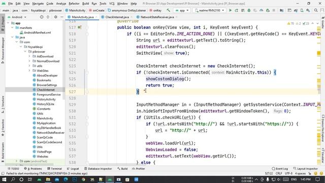 Completely check the validity on internet | realtime check internet using BroadcastReceiver Part 36 смотреть онлайн