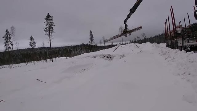 В лесу опять под става . Лесовозы БУКСУЮТ. смотреть онлайн