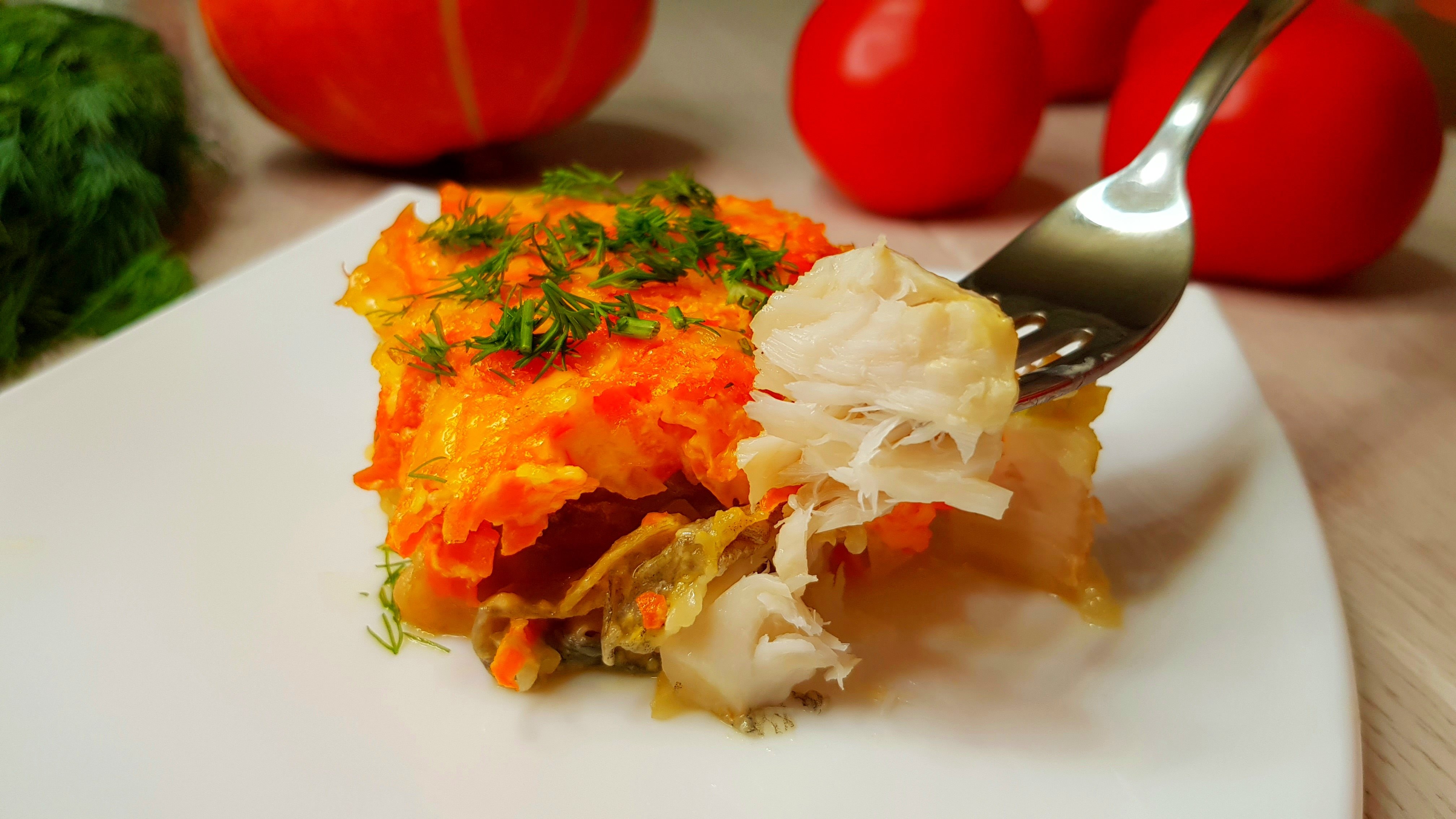 Обалденная РЫБА, запеченная в духовке с морковью и луком – блюдо, которое хочется попробовать! смотреть онлайн