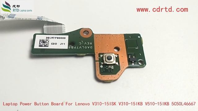 Laptop Power Button Board For Lenovo V310-15ISK V310-15IKB V510-15IKB 5C50L46667 With Cable New смотреть онлайн