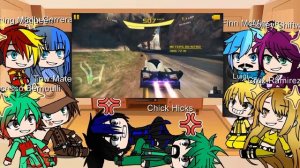 Pixar Cars React to Real Cars (Asphalt 8: Airborne) | Gacha Club | Part 9 | Read Description
