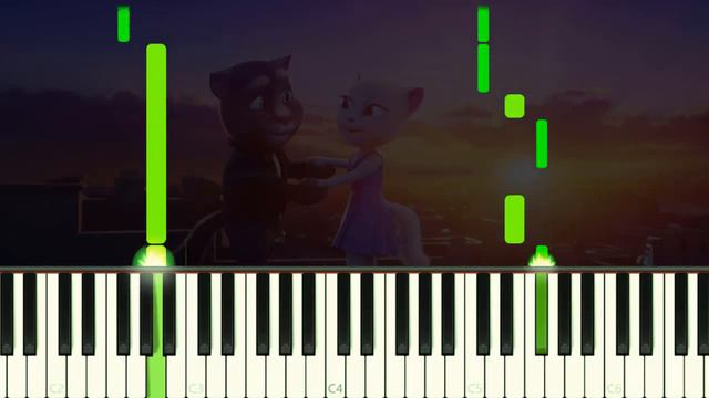 Tom and Angela | Stand By Me - EASY Piano Tutorial смотреть онлайн