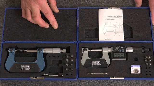 Fowler Vernier and Electronic IP65 Thread Micrometers, 52-219 and 54-219 Series смотреть онлайн