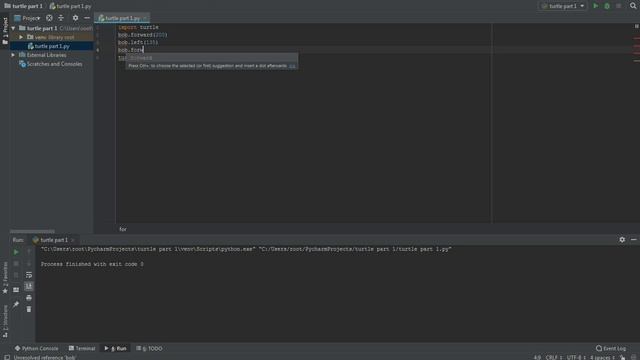 Python turtle graphics (last part) смотреть онлайн