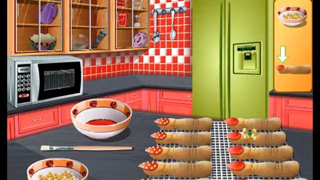 Мультик. Прохождение игры. Кухня Сары. Страшные Сласти. Подборка. Готовка. Игры мультики. смотреть онлайн