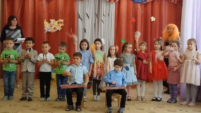 Осенний праздник в подготовительной группе. "Весёлый оркестр" смотреть онлайн