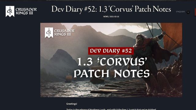 CK3 Nouveau DLC Northen Lords Journal des Développeurs #52 Crusader Kings 3 смотреть онлайн