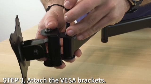 STAND-V038M Dual Monitor Desk Mount Assembly by VIVO смотреть онлайн