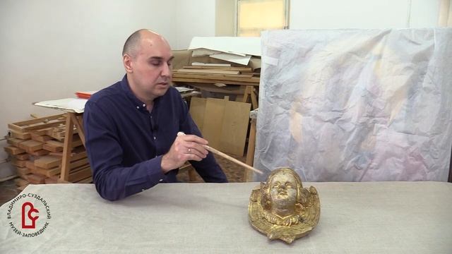 Полихромная скульптура «Херувим» смотреть онлайн