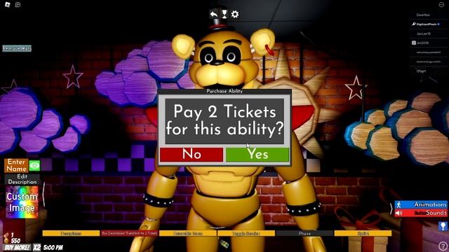 How to get GLAMROCK GOLDEN FREDDY in TPRR: BITE'S EXTENSION FNAF RP - Roblox смотреть онлайн
