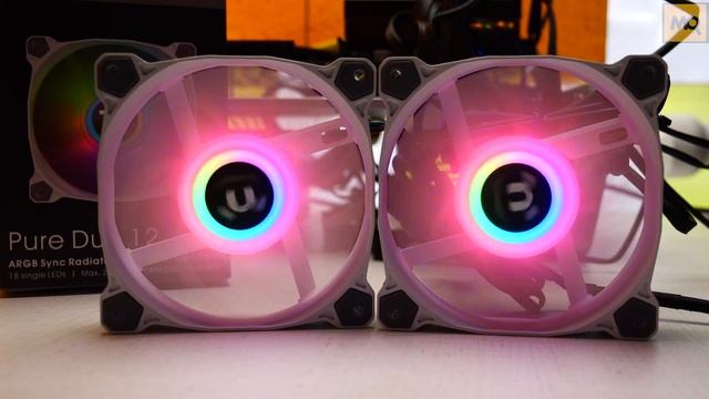 Thermaltake Pure Duo 12 ARGB обзор. Недорогие вентиляторы с подсветкой смотреть онлайн