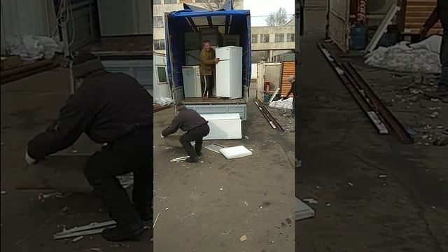 Правильная выгрузка холодильников!!!! смотреть онлайн