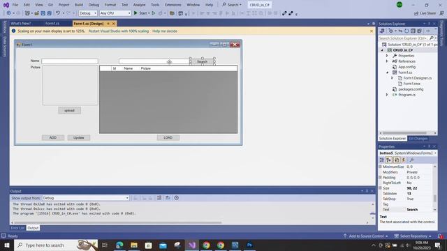CRUD - 3, dataGridView Search in C# Windows Form MySQL workbench смотреть онлайн