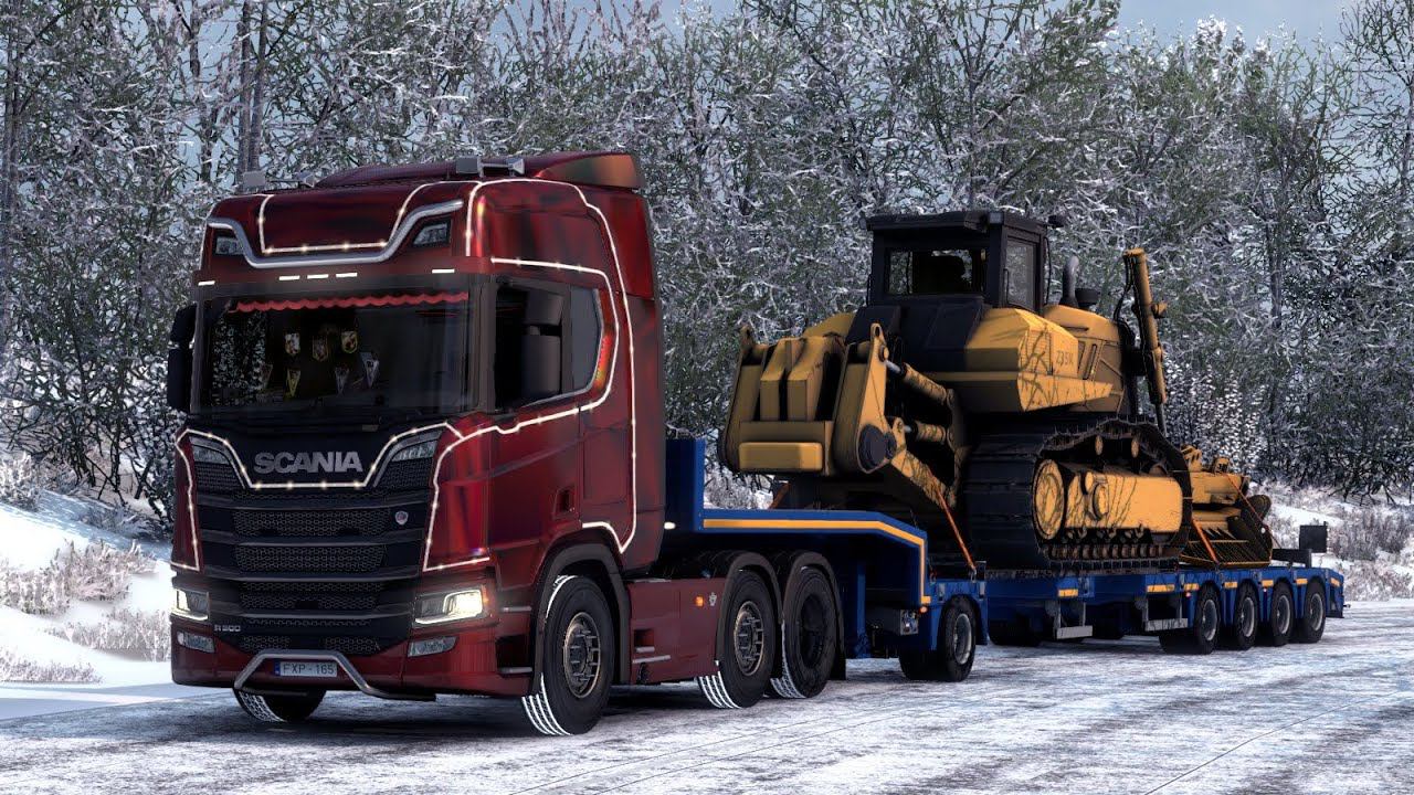 [ETS 2] Scania NG R680 with Animated Passenger Mod_Багровые Реки смотреть онлайн