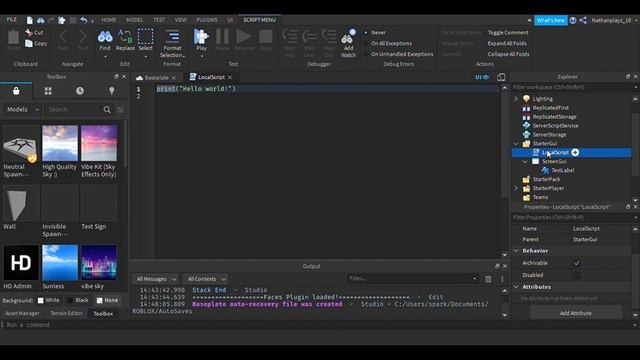 Roblox Tutorial - Local Scripts: Using A Keybind To Open GUI смотреть онлайн