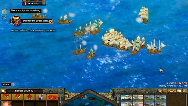 Прохождение Rise of Nations. Новый Свет (Голландия). Часть 1 - Вест-Индия (Пиастры! Пиастры!) смотреть онлайн