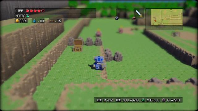 3D Dot Game Heroes Japanese Forest and Canyon Gameplay HD смотреть онлайн