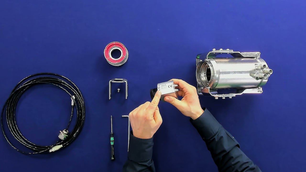 Установка камер Optris PI в кожух охлаждения стандартной версии (CoolingJacket Advanced Standard) смотреть онлайн