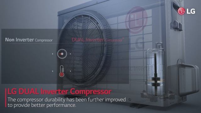 LG Dual Inverter Compressor -  Built For Extreme Heat - دوال إنفيرتر من إل جي- صمّم للحرارة الشديدة