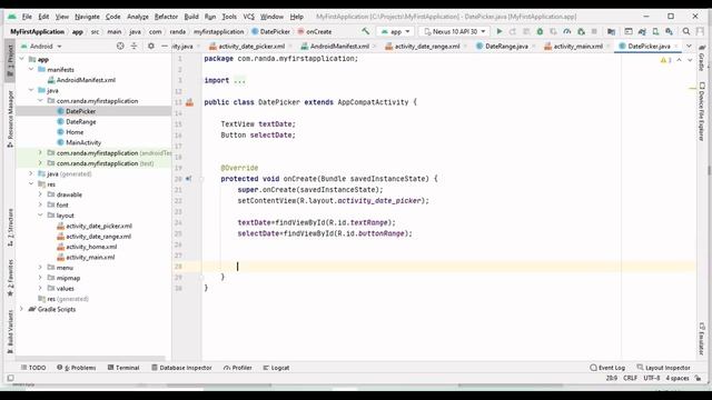 Date Range Material Design in Android Studio ?? #dateRange смотреть онлайн