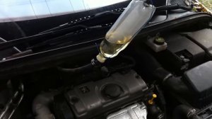 Как промывать форсунки без снятия. Peugeot 307. Wynns