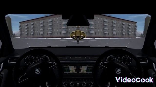 City Car Driving 1.5.9.2 Skoda Octavia RS 2017 Police In Mirror.