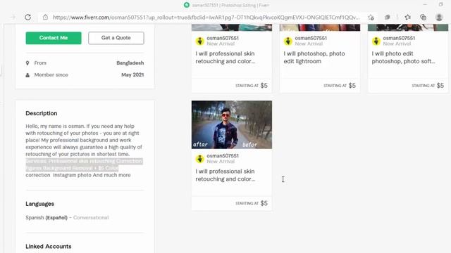 Fiverr description and gig problem | How to create Fiverr account or gig | Freelancer foysal смотреть онлайн